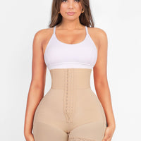 Valentina 2.0 - High-Waisted Body Shaper with 3 Rows of Hooks and Boning