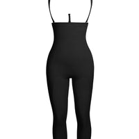 Dhalia - Knee-Length Full Body Shaper with Removable Shoulder Straps