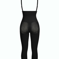 Dhalia - Knee-Length Full Body Shaper with Removable Shoulder Straps