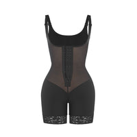 Felicia Short Powernet® - Breathable Latex Body with Open Bust, Tummy Control, and Firm Compression Shapewear.