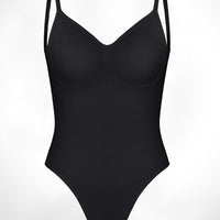 Isabella - String Bodysuit with Open Rug Design
