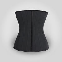 Jasmine - Waist Trainer - Latex Corset with Hooks - 25 Steel Bones