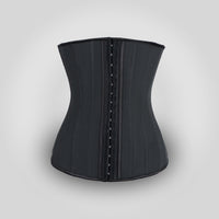 Jasmine - Waist Trainer - Latex Corset with Hooks - 25 Steel Bones