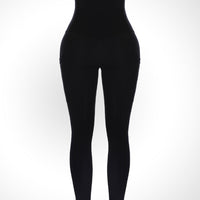 Kim - Leggings with Extra High Waist and Double Pockets