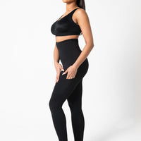Kim - Leggings with Extra High Waist and Double Pockets