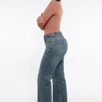 Marcella - Seamless Long Sleeve Bodysuit with Thong, Bust Support & Tummy Control