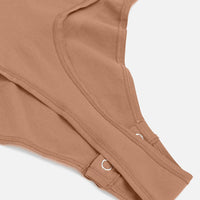 Marcella - Seamless Long Sleeve Bodysuit with Thong, Bust Support & Tummy Control