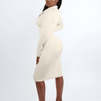 Raven - Seamless Shaping Long Sleeve Dress