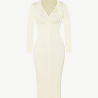Raven - Seamless Shaping Long Sleeve Dress