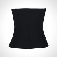 Tara - Waist Trainer with Zipper and Hooks - 9 Steel Boning