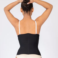 Tara - Waist Trainer with Zipper and Hooks - 9 Steel Boning