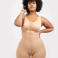 Tess - Long Body Shapewear with Hooks - Seamless