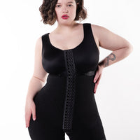 Tess - Long Body Shapewear with Hooks - Seamless