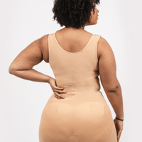 Tess - Long Body Shapewear with Hooks - Seamless