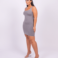 Valencia - Shaper Mini Dress Square Neck