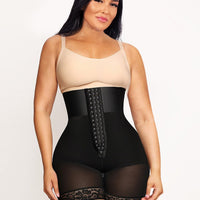 Valentina 2.0 - High-Waisted Body Shaper with 3 Rows of Hooks and Boning