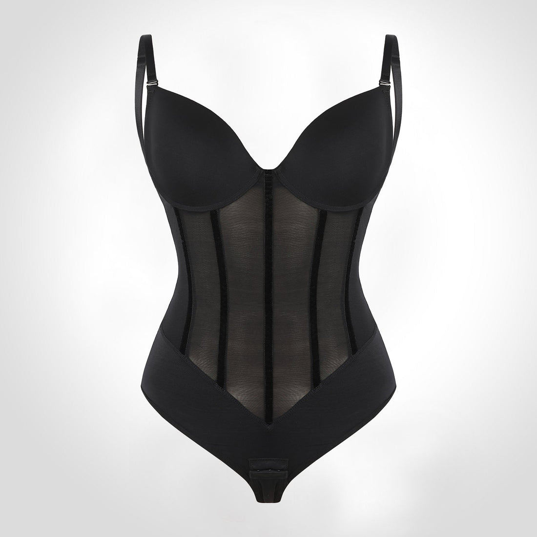 Amber - Shapewear Bodysuit with 5 Steel Boning