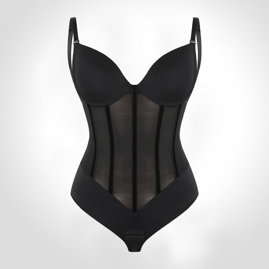 Amber - Shapewear Bodysuit with 5 Steel Boning