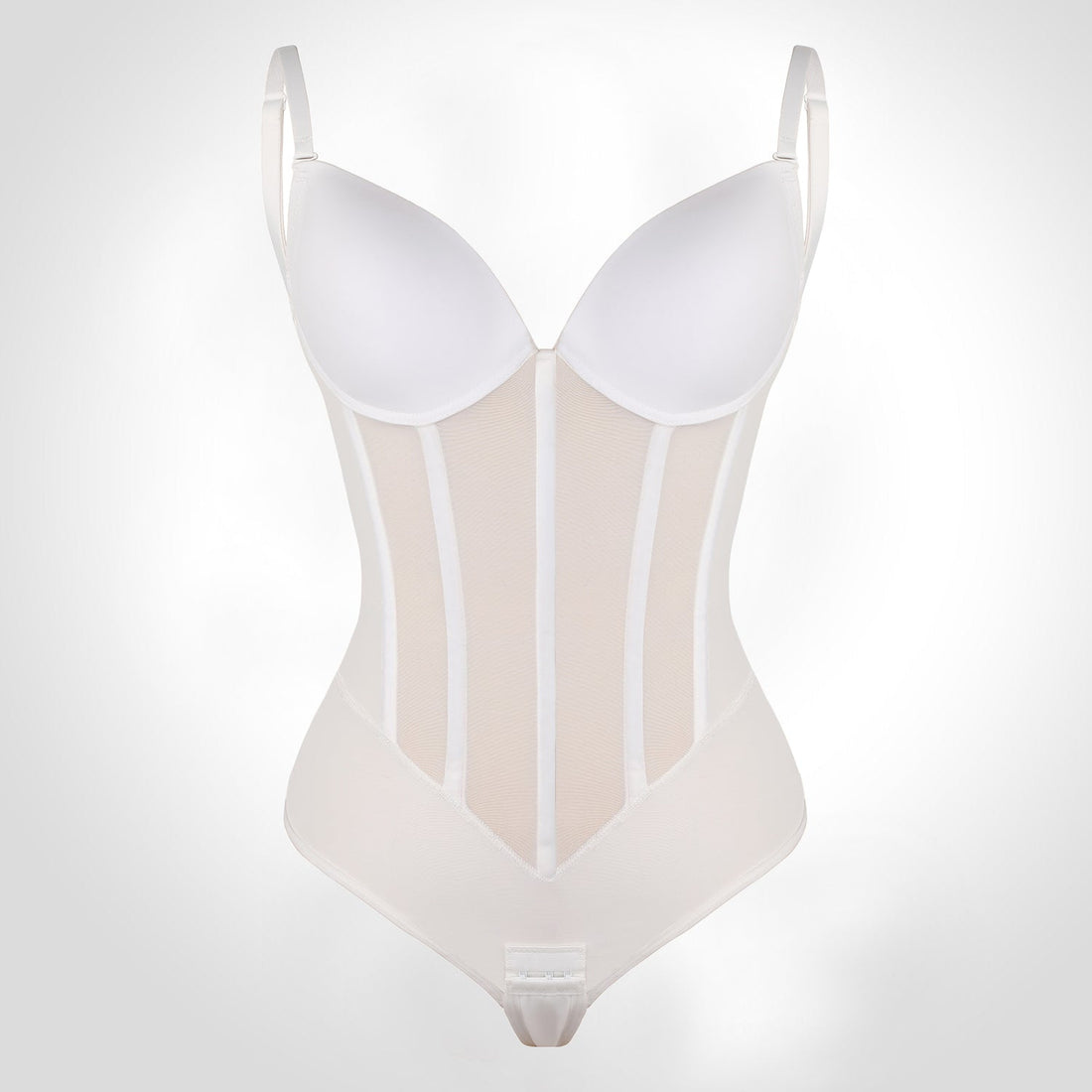 Amber - Shapewear Bodysuit with 5 Steel Boning