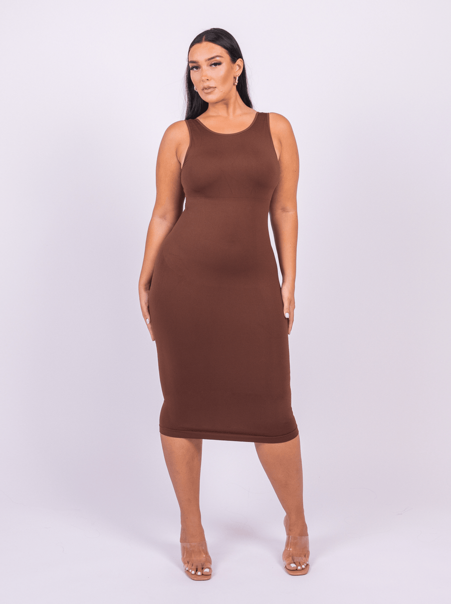 Caprice - Shaper Maxi Dress U-Back