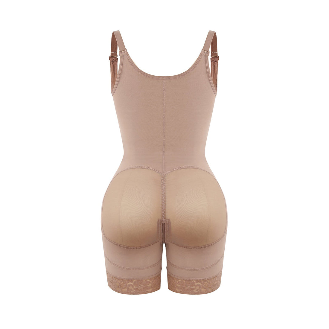 Felicia Short Powernet® - Breathable Latex Body with Open Bust, Tummy Control, and Firm Compression Shapewear.