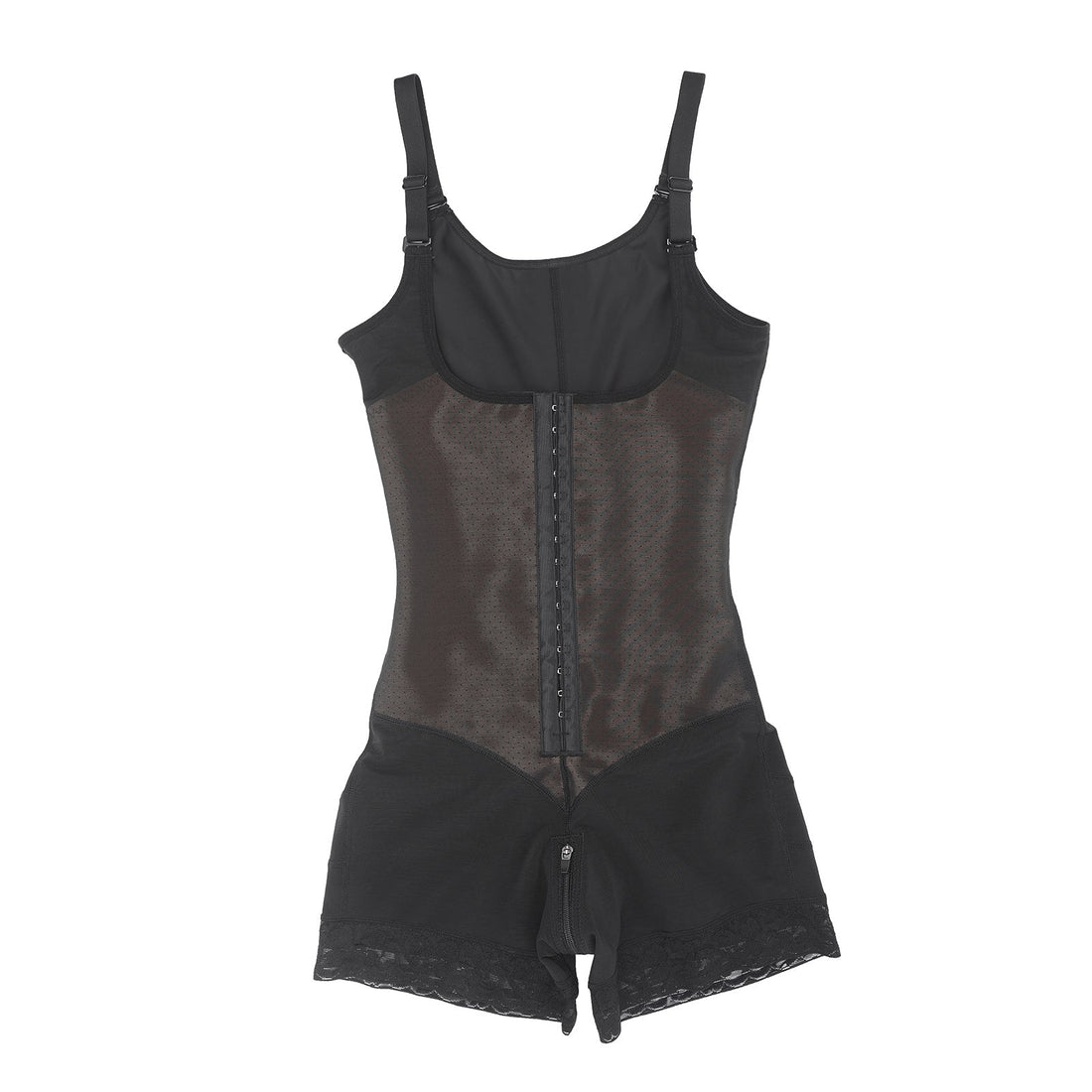 Felicia Short Powernet® - Breathable Latex Body with Open Bust, Tummy Control, and Firm Compression Shapewear.