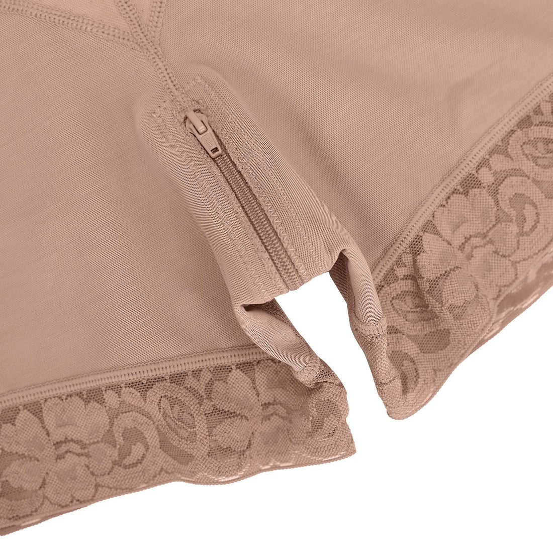 Felicia Short Powernet® - Breathable Latex Body with Open Bust, Tummy Control, and Firm Compression Shapewear.