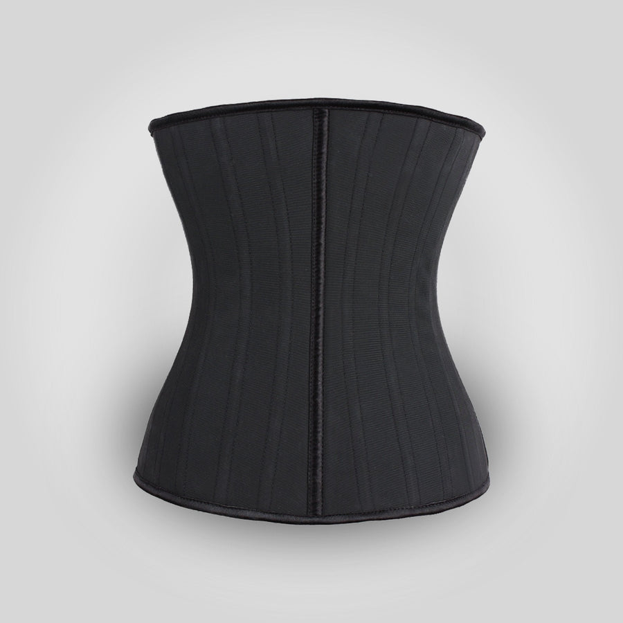 Jasmine - Waist Trainer - Latex Corset with Hooks - 25 Steel Bones