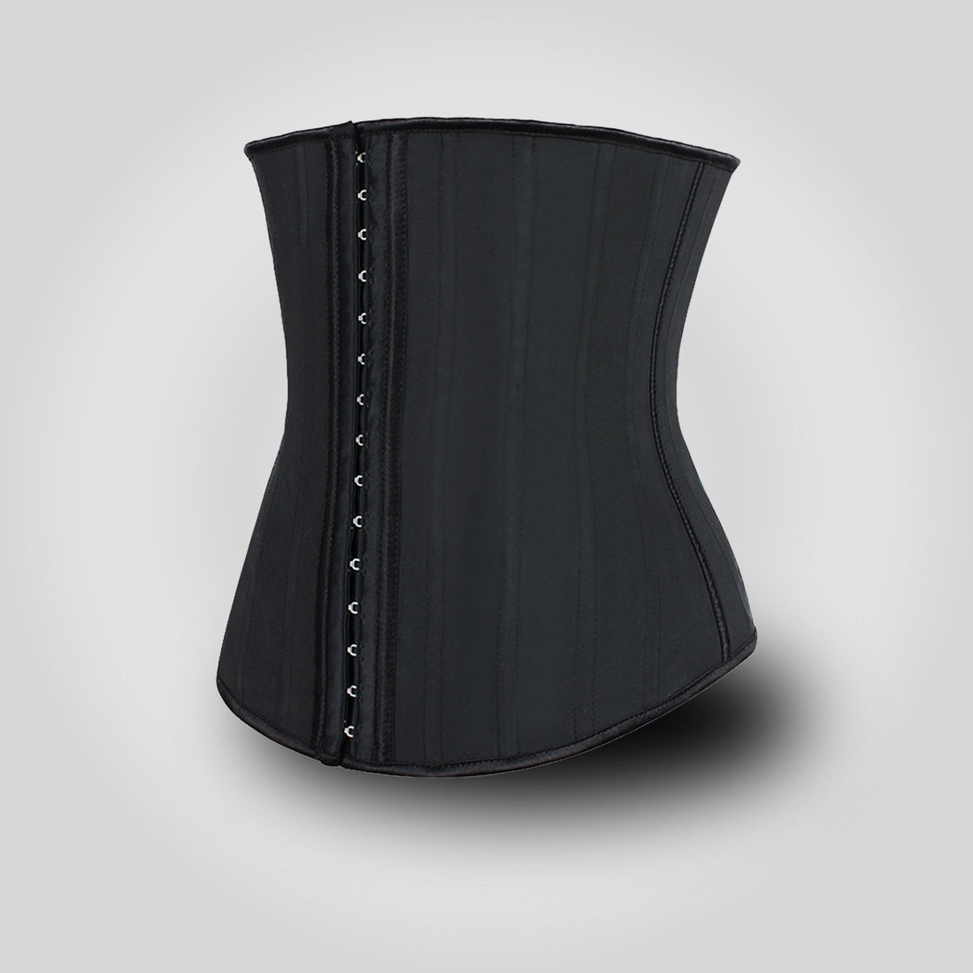 Jasmine - Waist Trainer - Latex Corset with Hooks - 25 Steel Bones