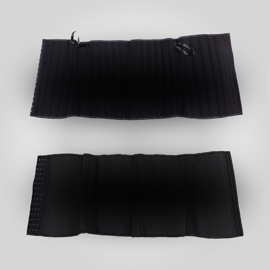 Jasmine - Waist Trainer - Latex Corset with Hooks - 25 Steel Bones