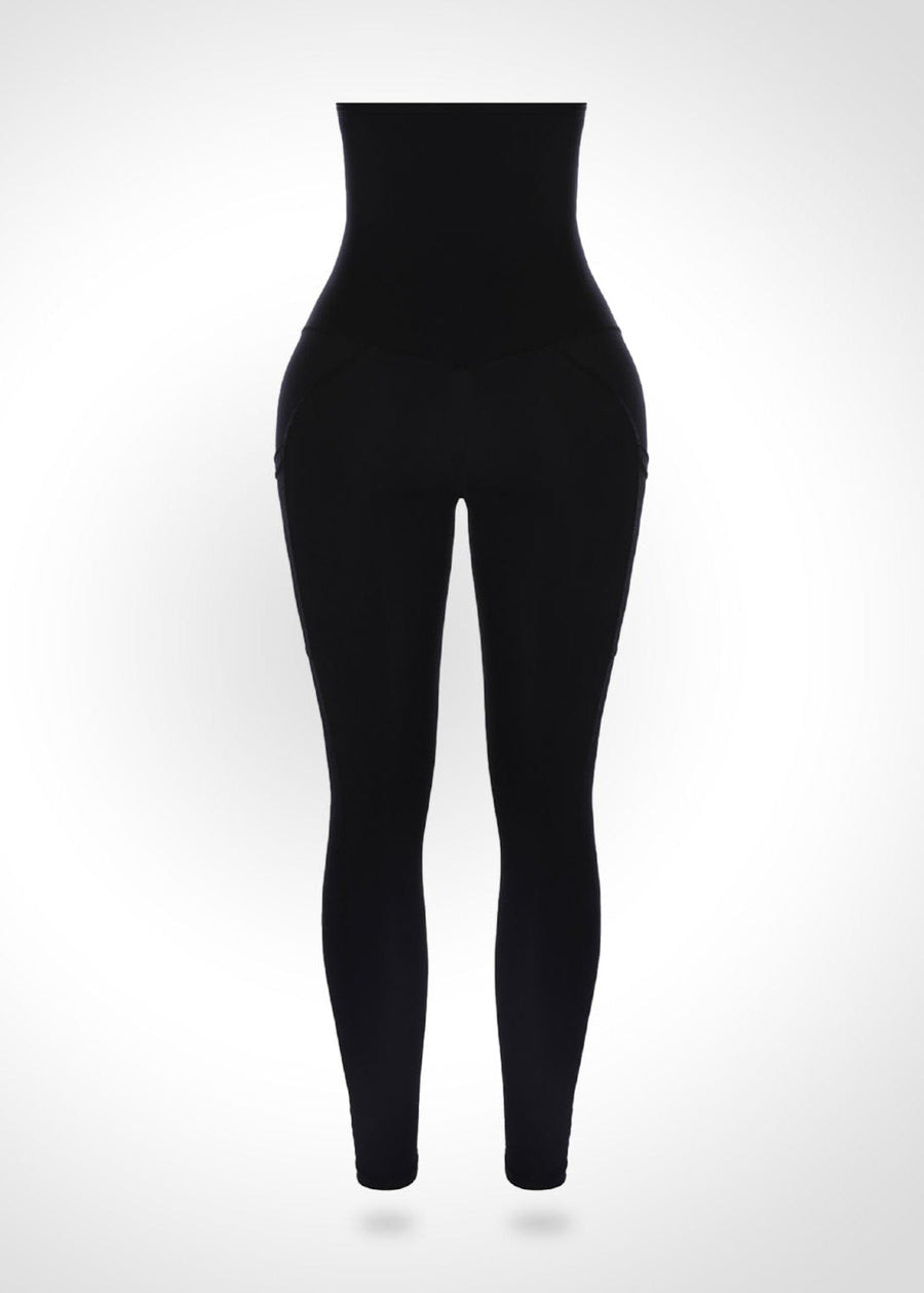 Kim - Leggings with Extra High Waist and Double Pockets