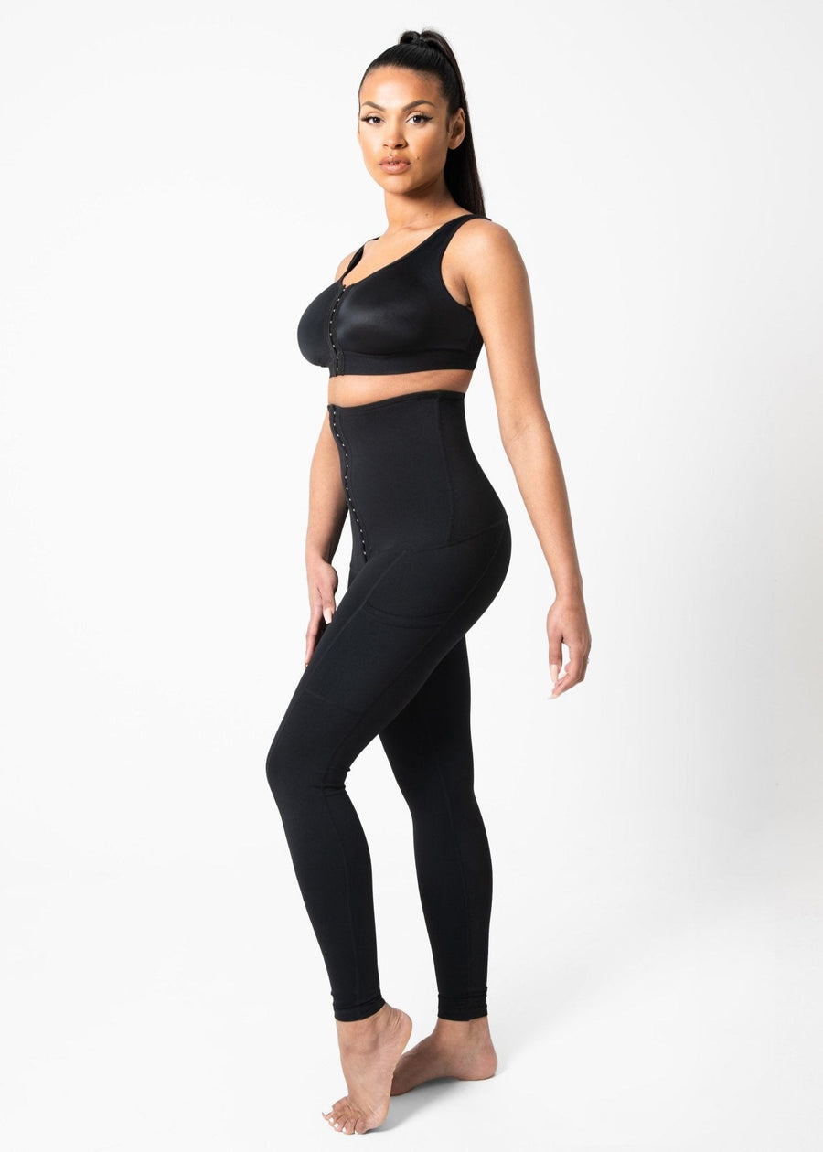 Kim - Leggings with Extra High Waist and Double Pockets