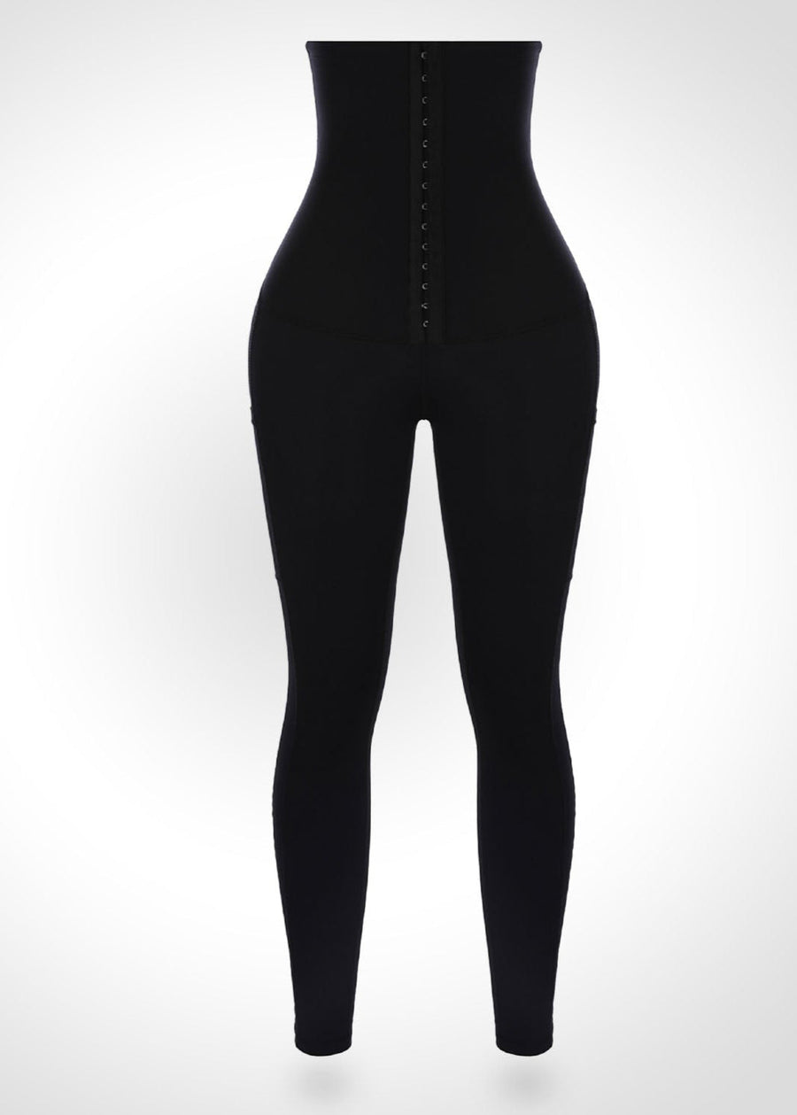 Kim - Leggings with Extra High Waist and Double Pockets