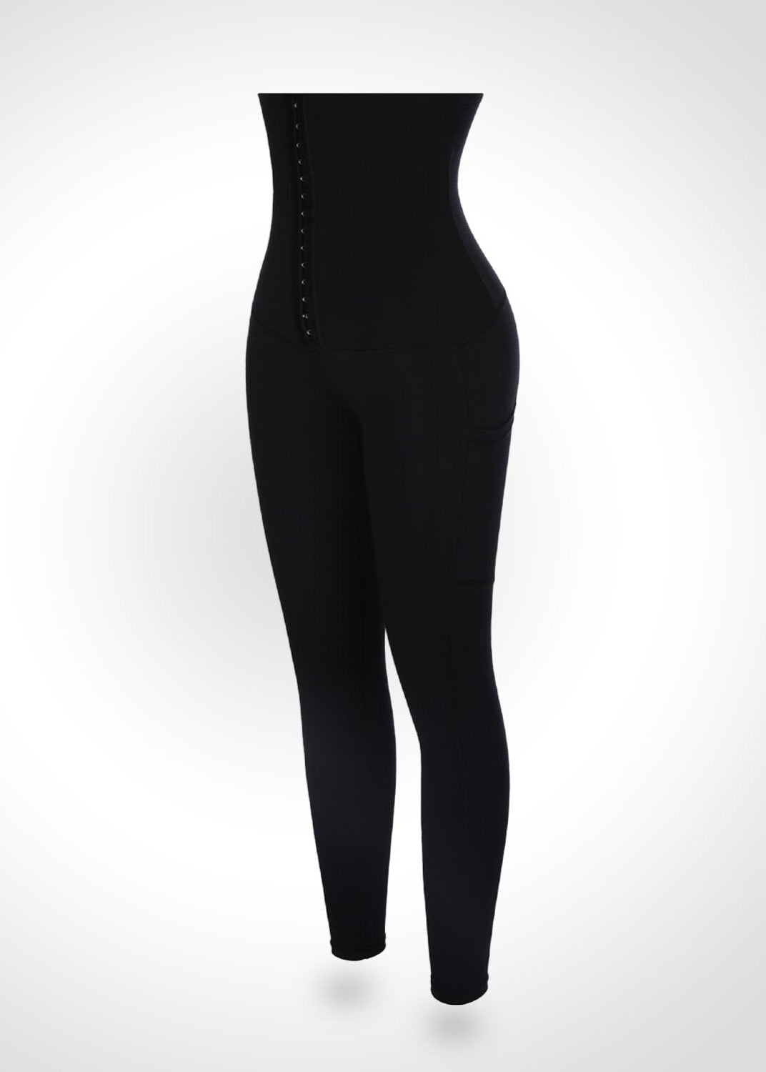 Kim - Leggings with Extra High Waist and Double Pockets