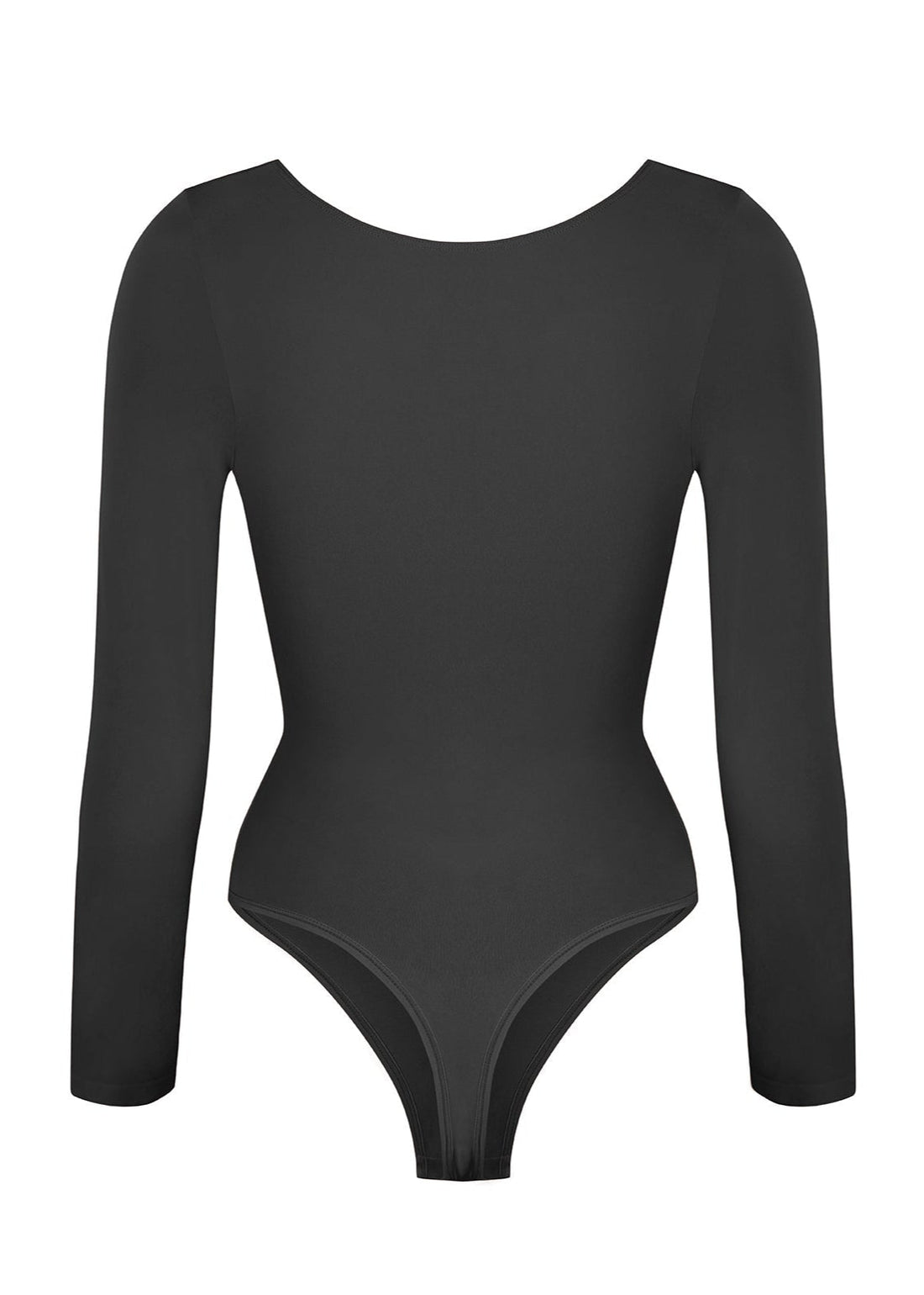 Marcella - Seamless Long Sleeve Bodysuit with Thong, Bust Support & Tummy Control