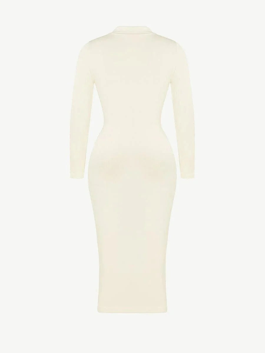Raven - Seamless Shaping Long Sleeve Dress