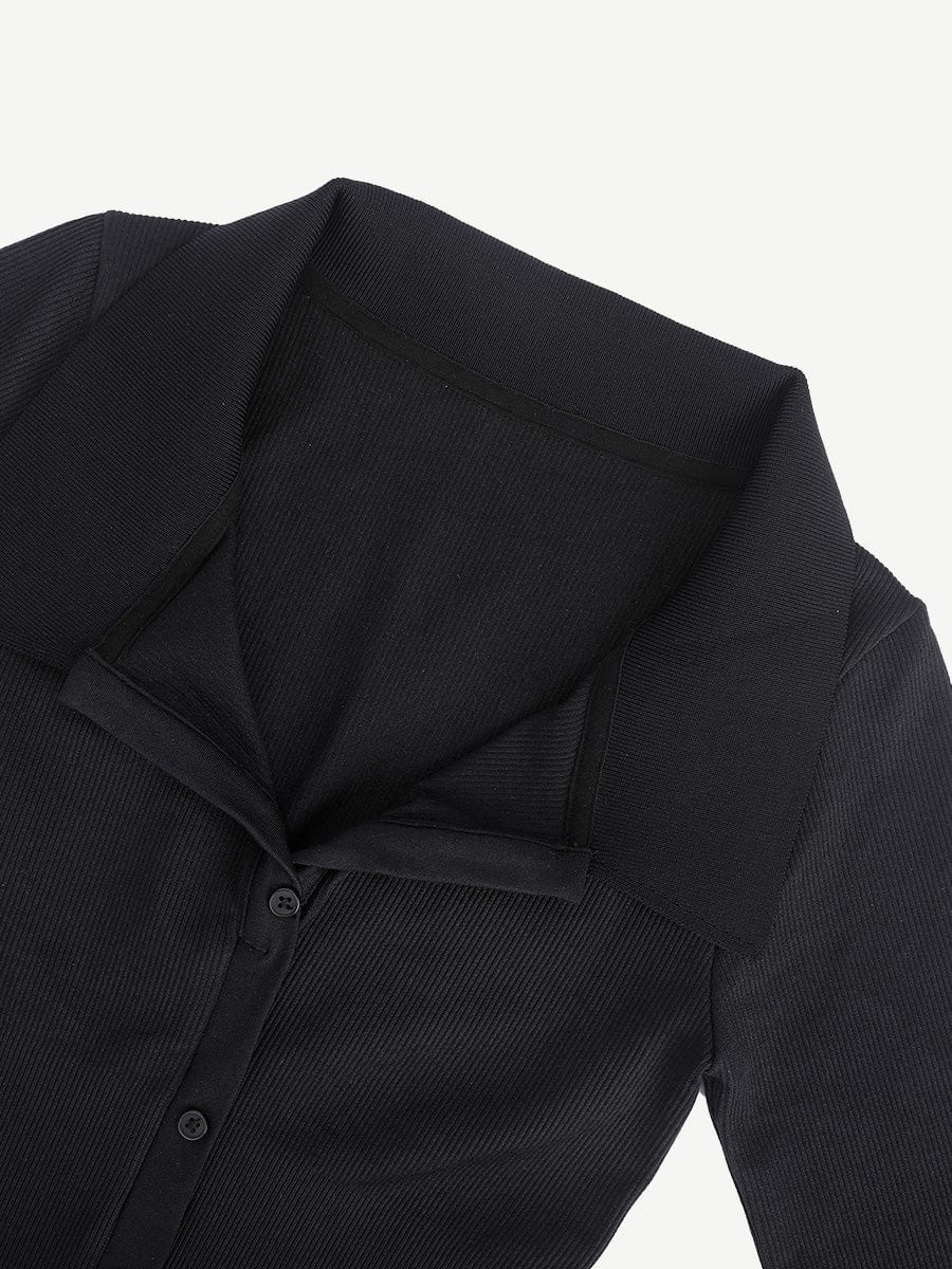 Raven - Seamless Shaping Long Sleeve Dress