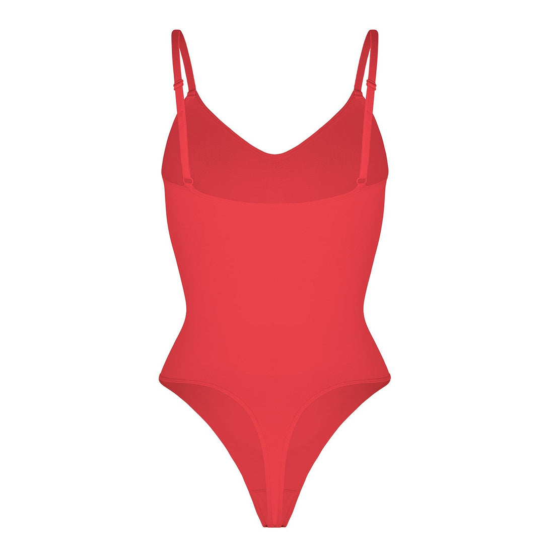 Stefanie - Seamless Bodysuit String with Spaghetti Shoulder Straps