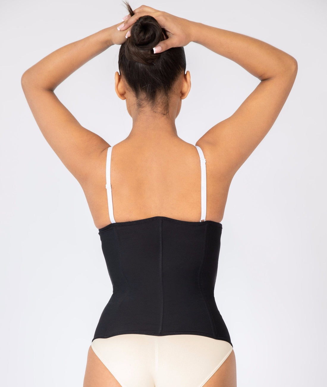 Tara - Waist Trainer with Zipper and Hooks - 9 Steel Boning