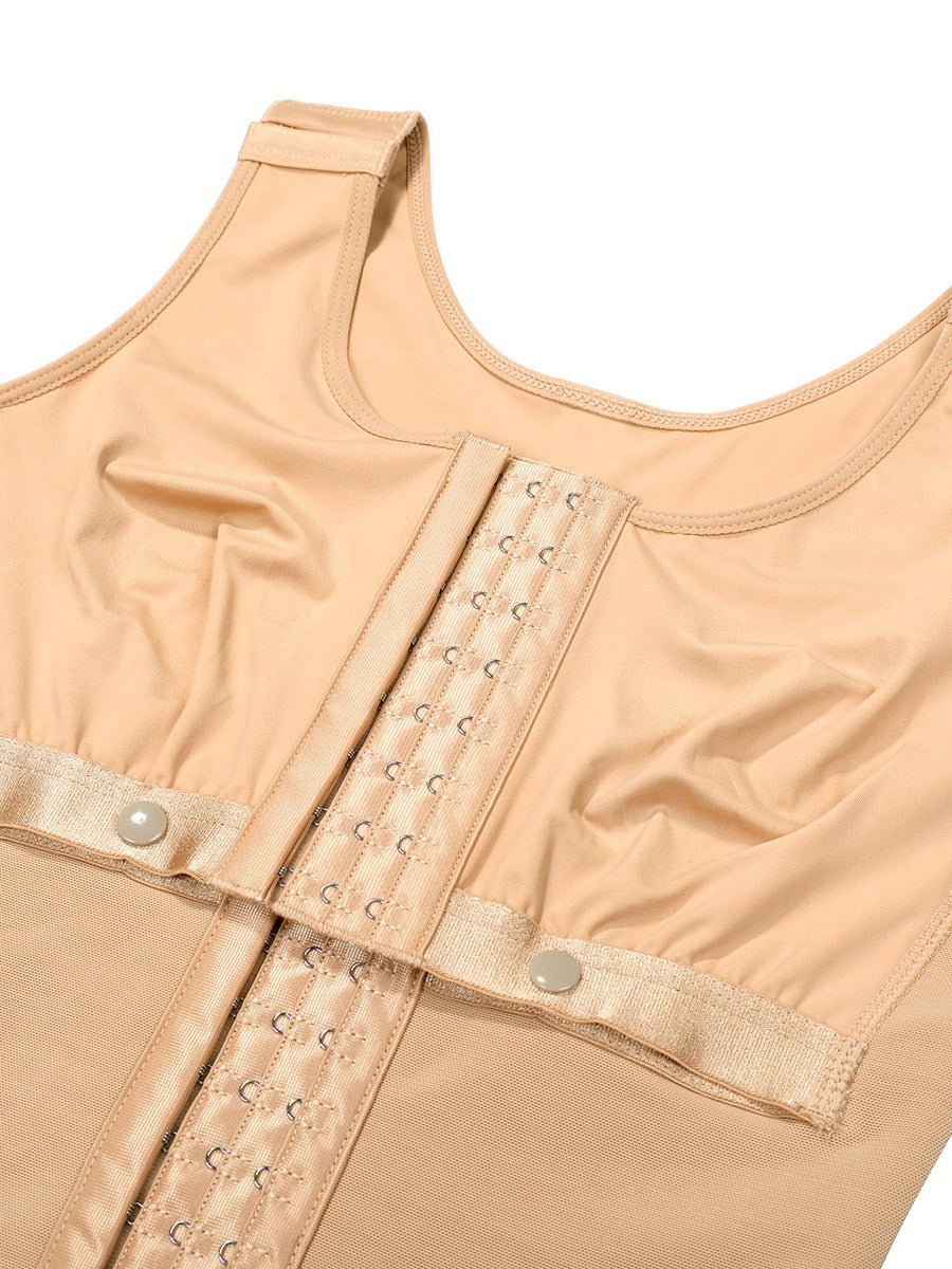 Tess - Long Body Shapewear with Hooks - Seamless