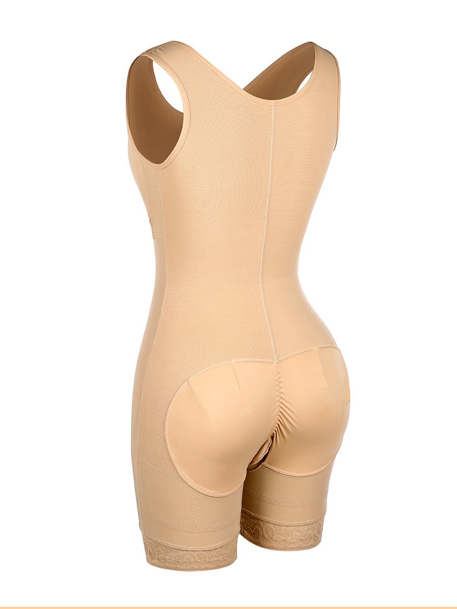 Tess - Long Body Shapewear with Hooks - Seamless
