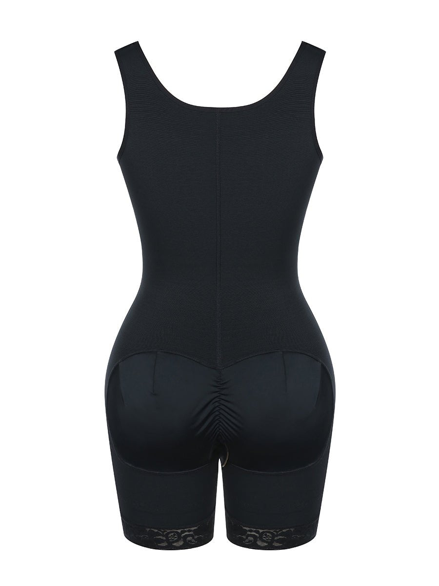 Tess - Long Body Shapewear with Hooks - Seamless