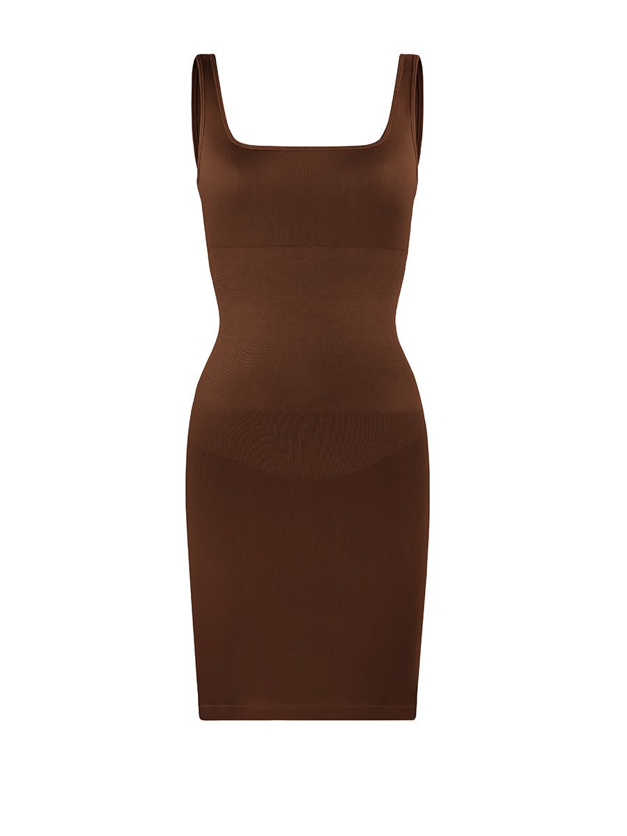 Valencia - Shaper Mini Dress Square Neck