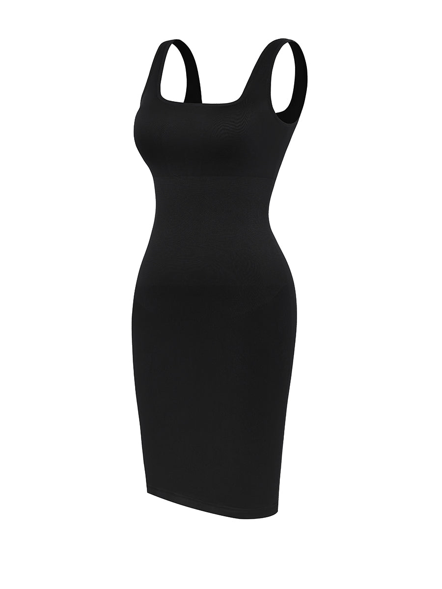 Valencia - Shaper Mini Dress Square Neck