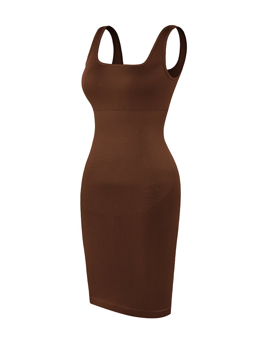 Valencia - Shaper Mini Dress Square Neck