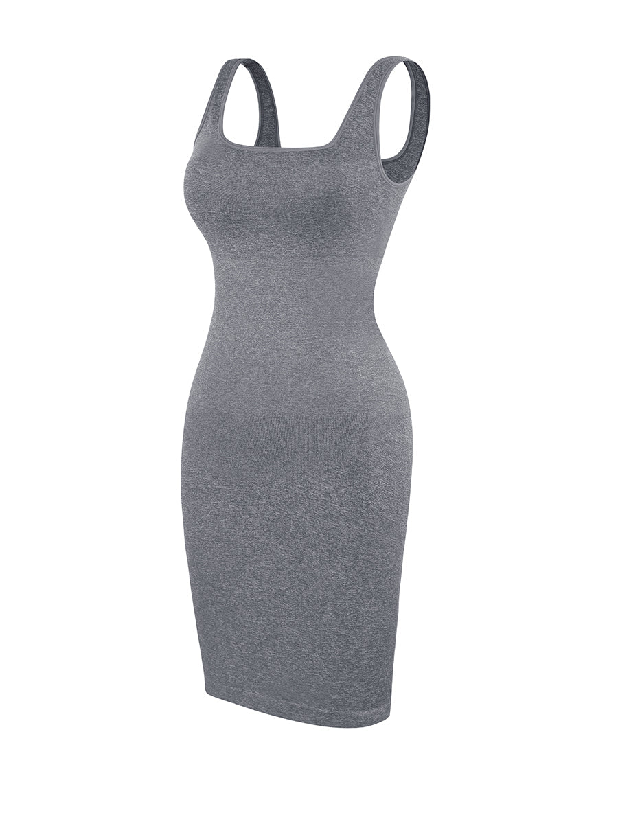 Valencia - Shaper Mini Dress Square Neck