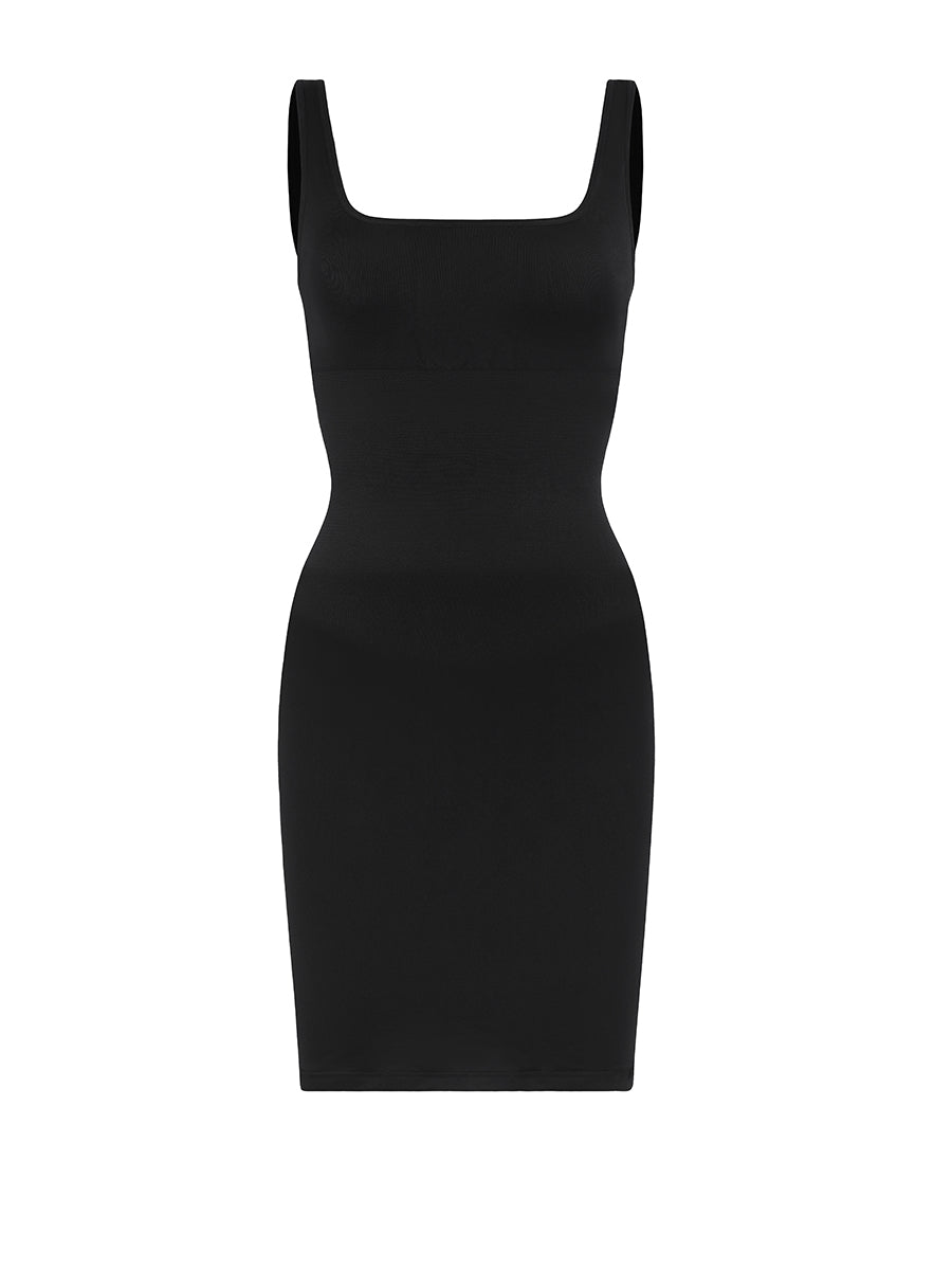 Valencia - Shaper Mini Dress Square Neck