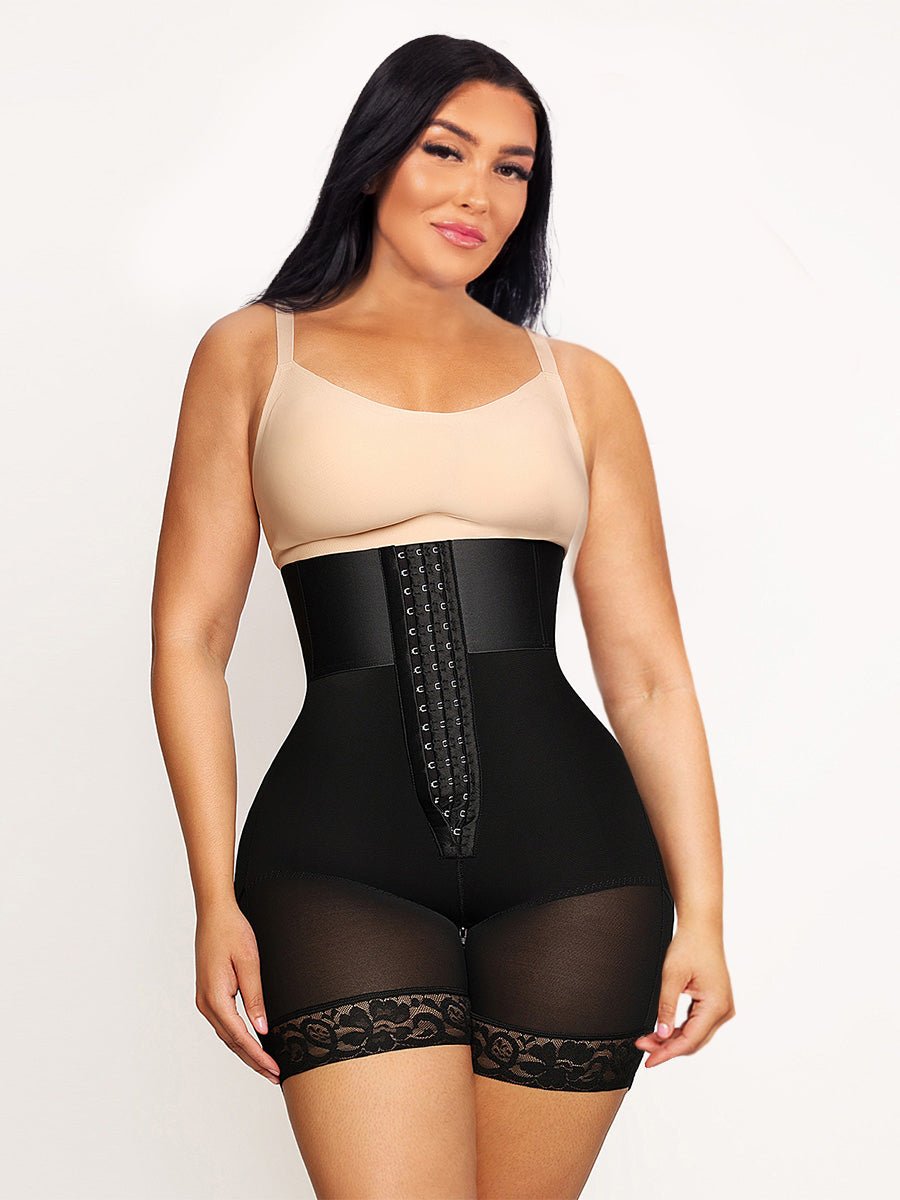 Valentina 2.0 - High-Waisted Body Shaper with 3 Rows of Hooks and Boning
